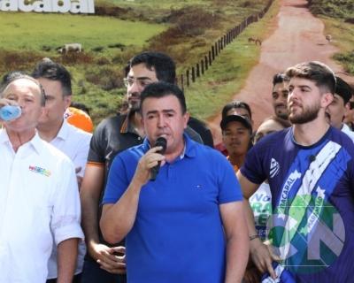 Lançamento das obras da Estrada do Leite
