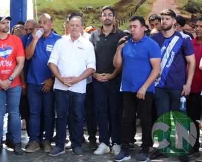 Lançamento das obras da Estrada do Leite