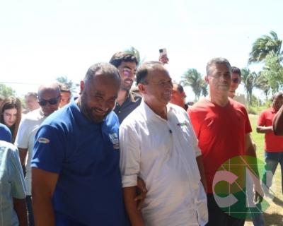Lançamento das obras da Estrada do Leite