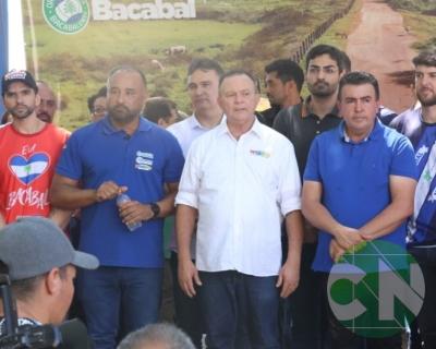 Lançamento das obras da Estrada do Leite