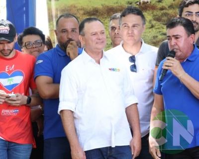 Lançamento das obras da Estrada do Leite