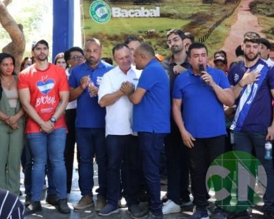 Lançamento das obras da Estrada do Leite