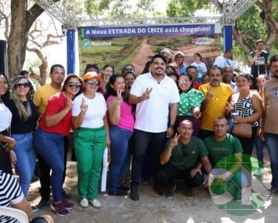 Lançamento das obras da Estrada do Leite