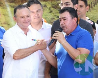 Lançamento das obras da Estrada do Leite