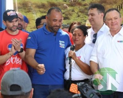 Lançamento das obras da Estrada do Leite