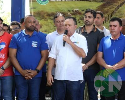 Lançamento das obras da Estrada do Leite