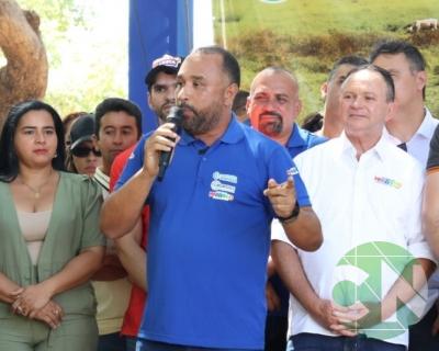 Lançamento das obras da Estrada do Leite