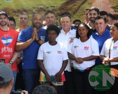 Lançamento das obras da Estrada do Leite