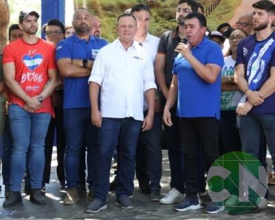 Lançamento das obras da Estrada do Leite