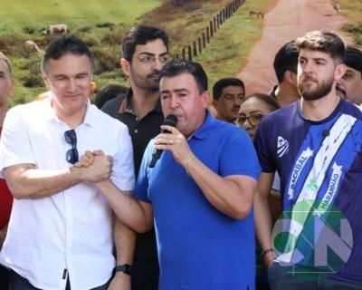 Lançamento das obras da Estrada do Leite