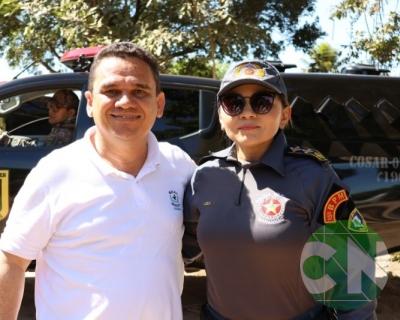 Lançamento das obras da Estrada do Leite