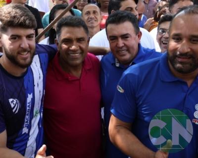 Lançamento das obras da Estrada do Leite