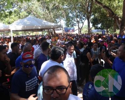 Lançamento das obras da Estrada do Leite