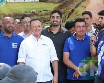 Lançamento das obras da Estrada do Leite