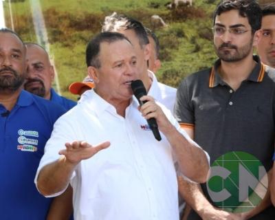 Lançamento das obras da Estrada do Leite