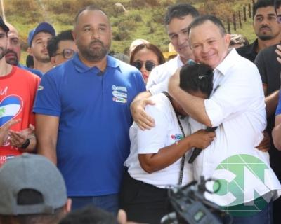 Lançamento das obras da Estrada do Leite