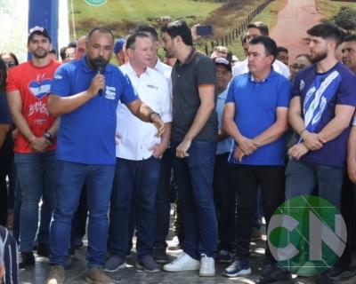 Lançamento das obras da Estrada do Leite