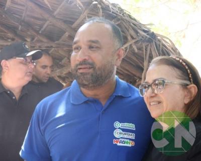 Lançamento das obras da Estrada do Leite