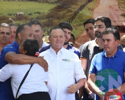 Lançamento das obras da Estrada do Leite