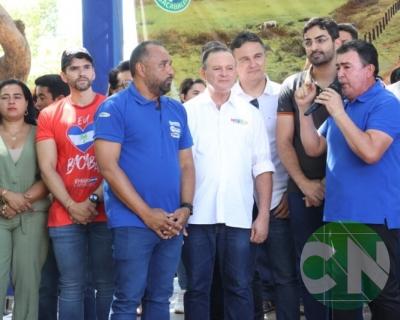 Lançamento das obras da Estrada do Leite