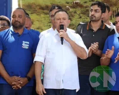 Lançamento das obras da Estrada do Leite