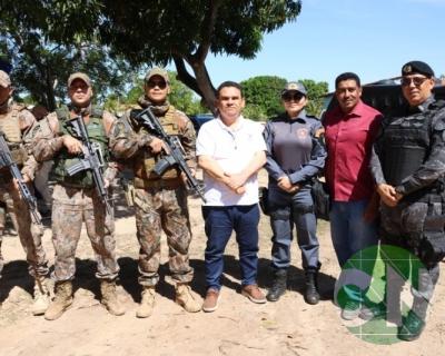 Lançamento das obras da Estrada do Leite