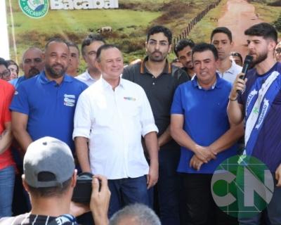 Lançamento das obras da Estrada do Leite