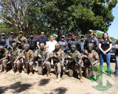 Lançamento das obras da Estrada do Leite