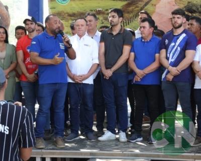 Lançamento das obras da Estrada do Leite