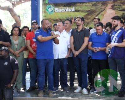 Lançamento das obras da Estrada do Leite