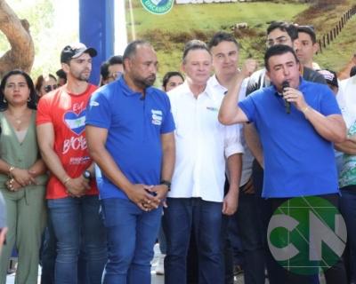 Lançamento das obras da Estrada do Leite