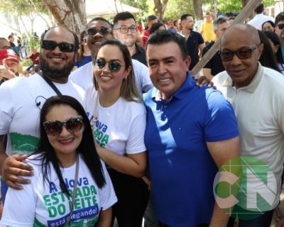 Lançamento das obras da Estrada do Leite