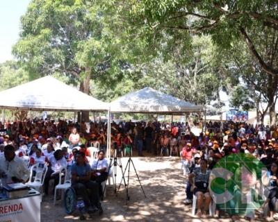 Lançamento das obras da Estrada do Leite