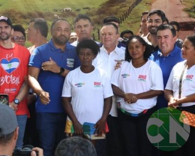 Lançamento das obras da Estrada do Leite