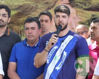 Lançamento das obras da Estrada do Leite