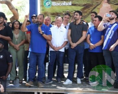 Lançamento das obras da Estrada do Leite