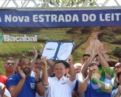 Lançamento das obras da Estrada do Leite