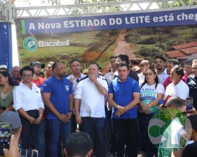 Lançamento das obras da Estrada do Leite
