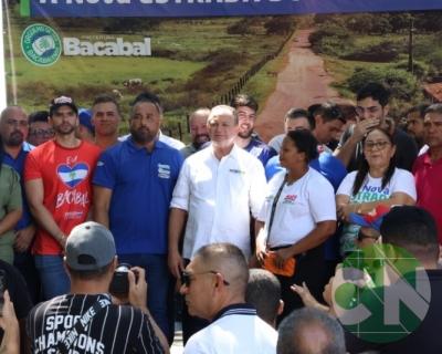 Lançamento das obras da Estrada do Leite