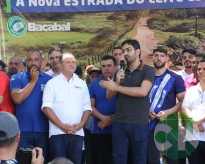 Lançamento das obras da Estrada do Leite