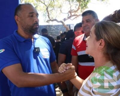 Lançamento das obras da Estrada do Leite