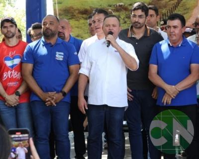 Lançamento das obras da Estrada do Leite