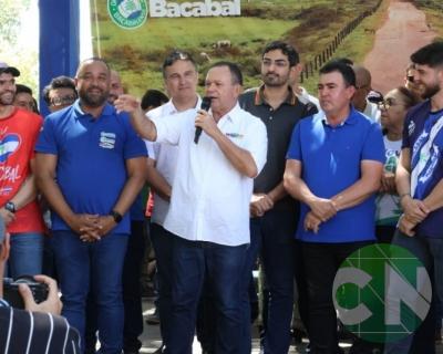 Lançamento das obras da Estrada do Leite