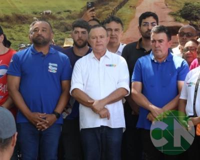 Lançamento das obras da Estrada do Leite