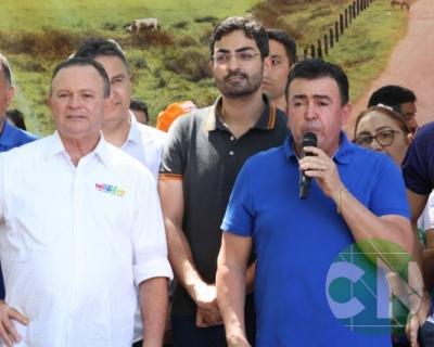 Lançamento das obras da Estrada do Leite