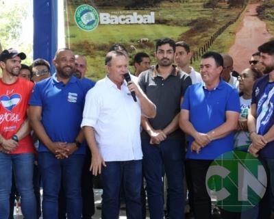 Lançamento das obras da Estrada do Leite