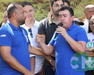 Lançamento das obras da Estrada do Leite