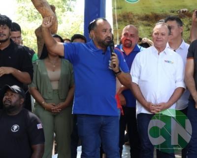 Lançamento das obras da Estrada do Leite