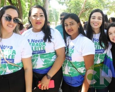 Lançamento das obras da Estrada do Leite