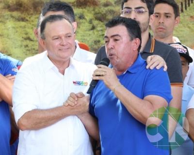 Lançamento das obras da Estrada do Leite